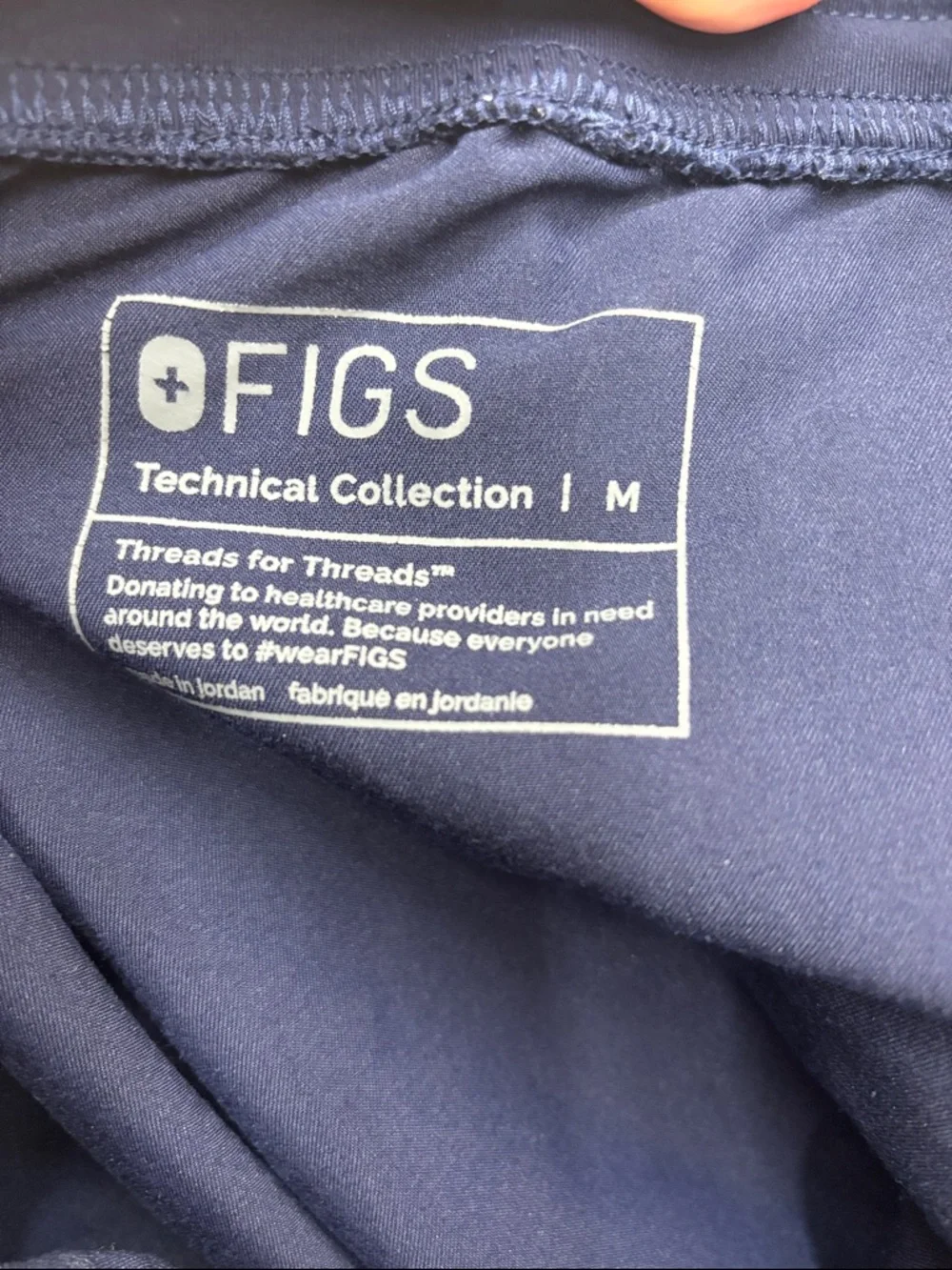 Figs | medium Men's Navy Drawstring Cargo Pants